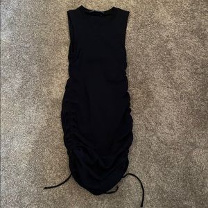 Lioness Black Drawstring dress